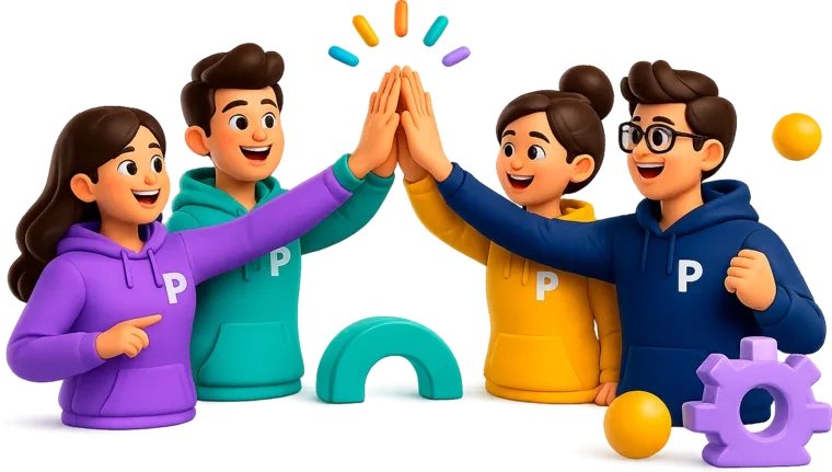 Ilustración del equipo de Playium